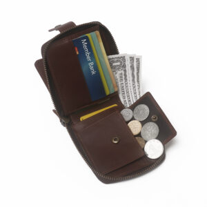 BLACKSPARK Genuine Leather Bifold Wallet